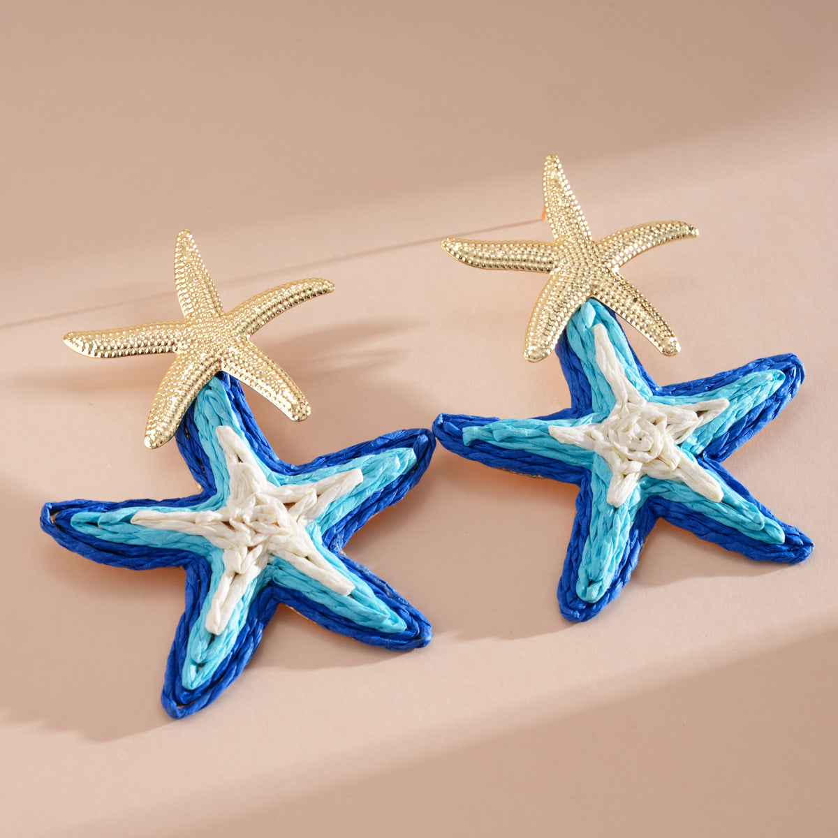 Wholesale Stylish Star Shape Alloy Earrings,  Silver Needle Finish,  Everyday Jewelry Accessory for Resale