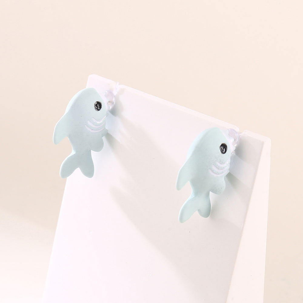 Wholesale animals dinosaur shark earrings