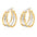 Wholesale  Stainless Steel Earrings  Plated 18K Gold Ear Buckle