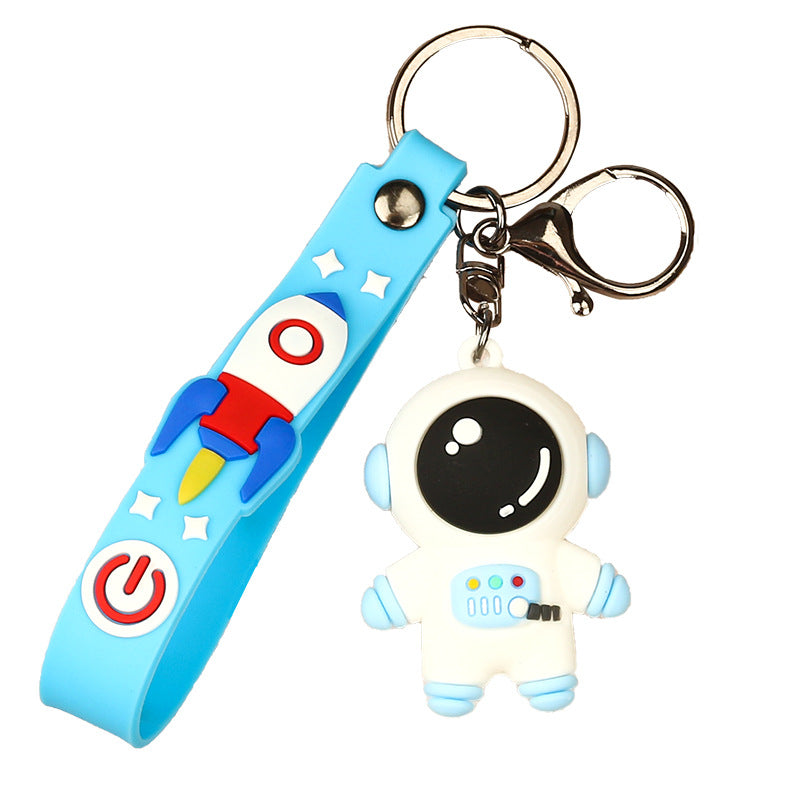 Wholesale Cartoon Silicone Astronaut Cute Keychains ACC-KC-HongAo001