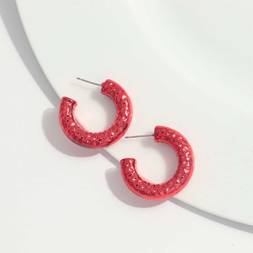 Wholesale Valentine's Day Red Acrylic Earrings