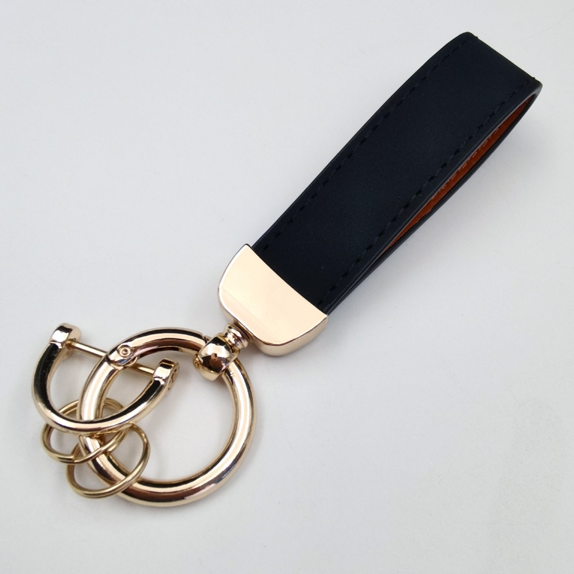 Wholesale Zinc Alloy Keychain Black Gunmetal Hardware Decorative Accessory for Wedding Gift