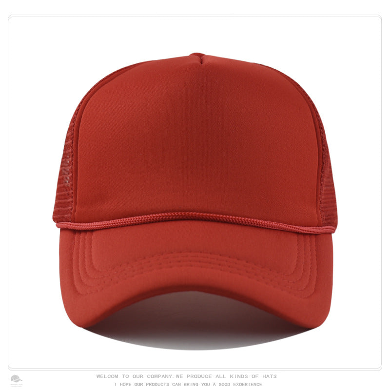 Wholesale Sponge plate printed embroidered rope men' s baseball cap Hat