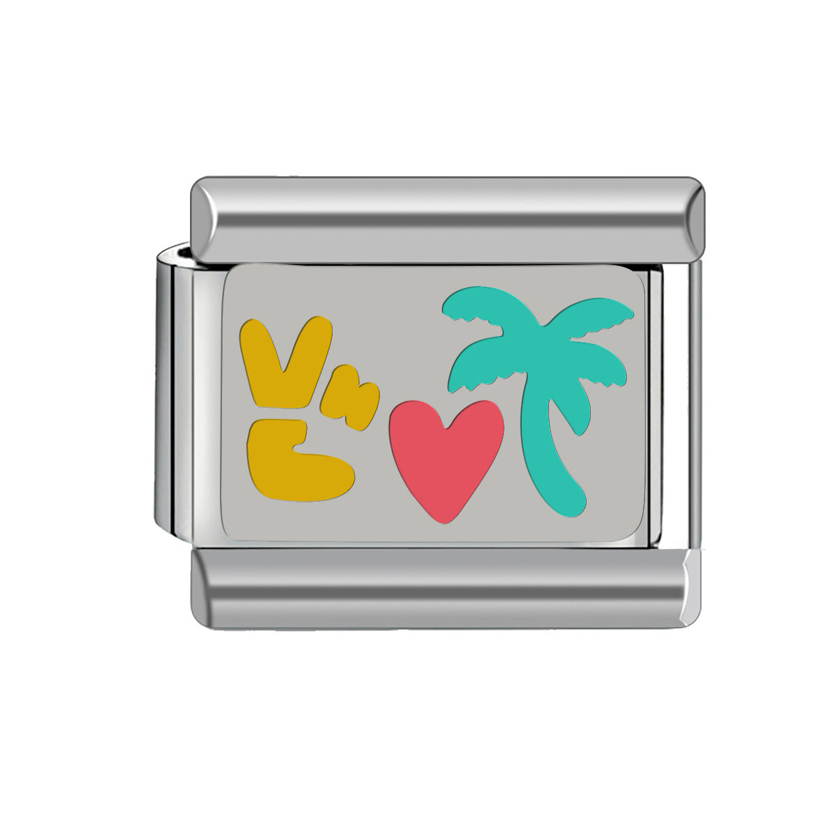 Wholesale Italian Charm Bracelet Stainless Steel Bracelet 9mm DIY Pattern Free Stitching Detachable Composable Bracelet ACC-BT-JL013