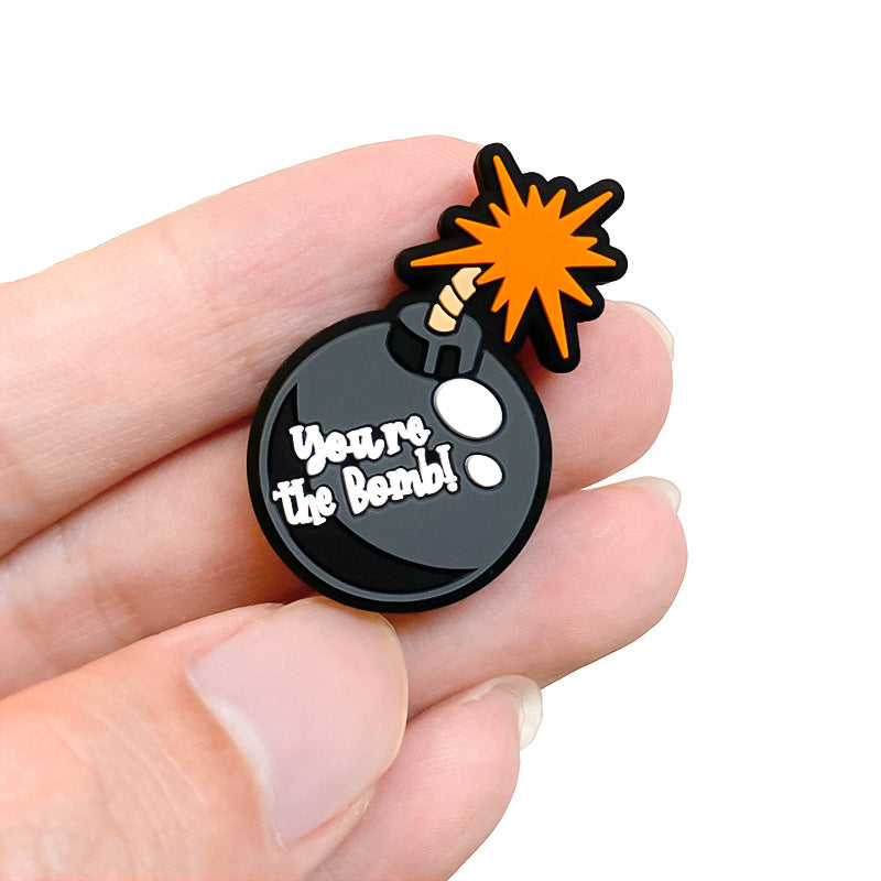 Wholesale 10pcs Cartoon Bomb Focal Beads DIY Bead Accessories ACC-BDS-WDX135