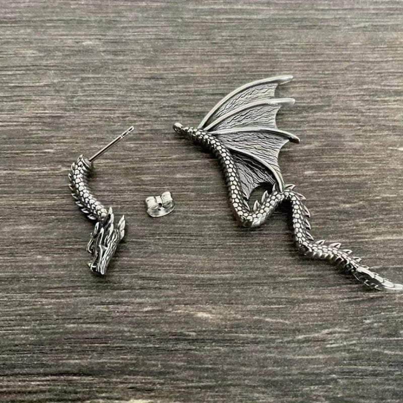 Wholesale  magic dragon detachable dark style earrings