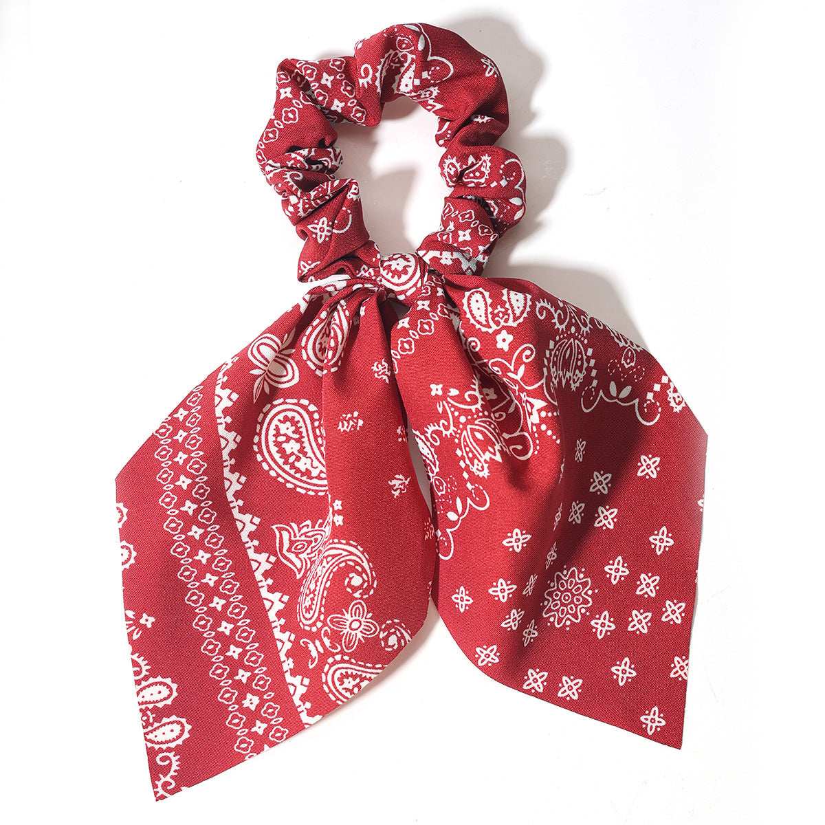Wholesale  Ethnic Style Small Ribbon Hair Tie Retro Ponytail Ribbon Hair Scrunchies