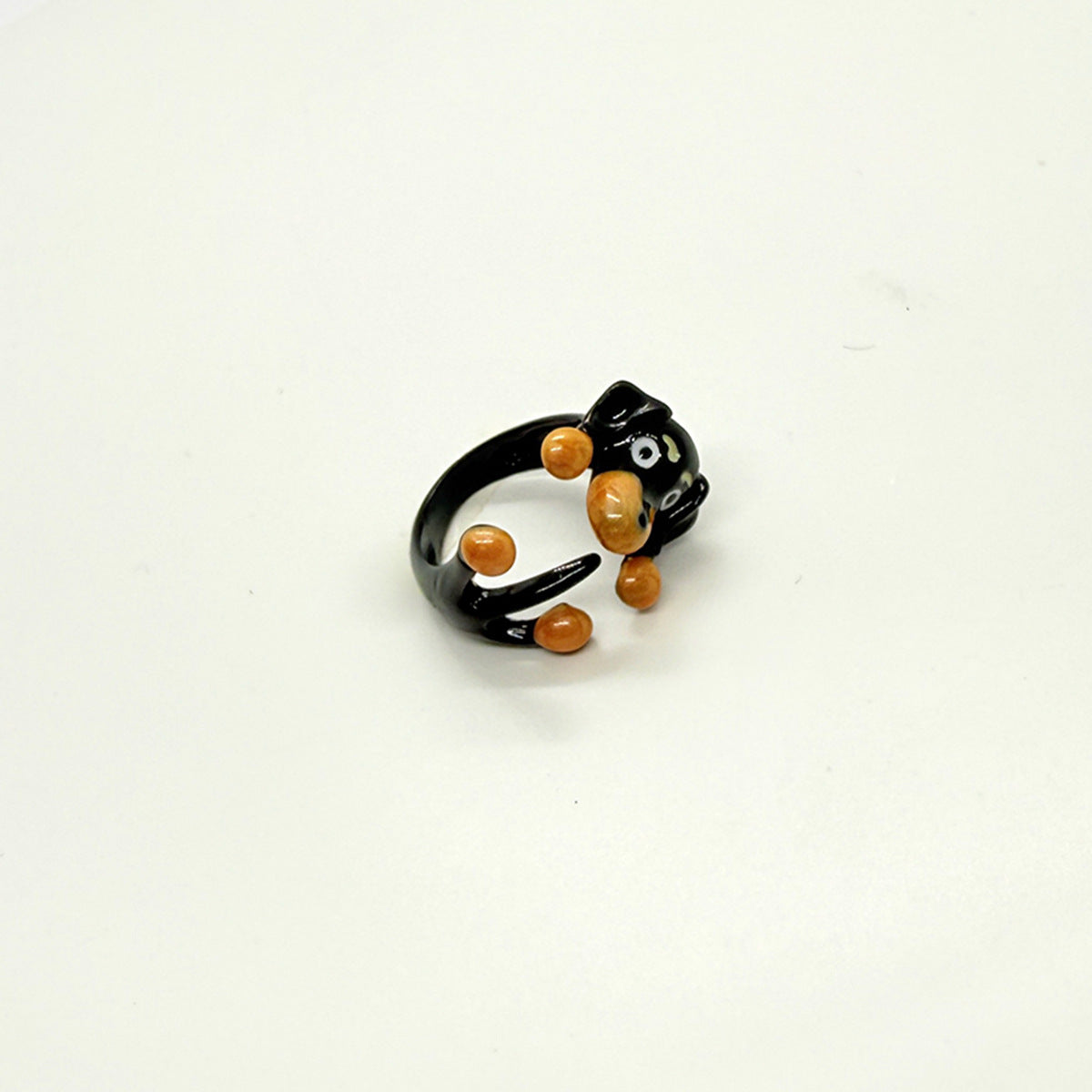Wholesale Color Cute Ugly Cute Cartoon Puppy Ring
