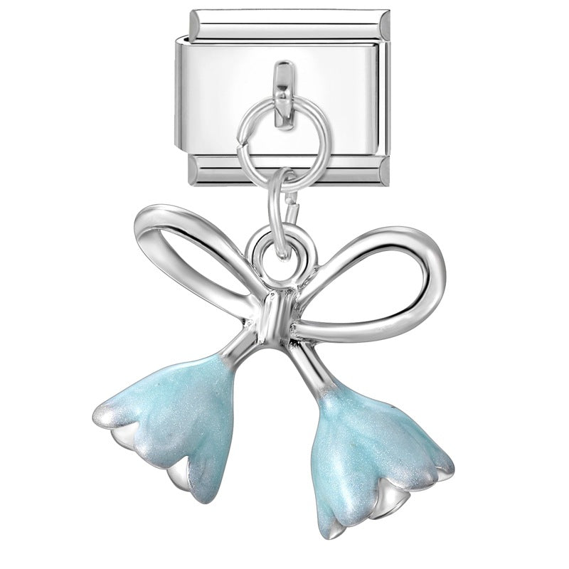 Wholesale Italian Charm Bracelet 9mm DIY Splicing Creative Pendant Stainless Steel Composable Bracelet