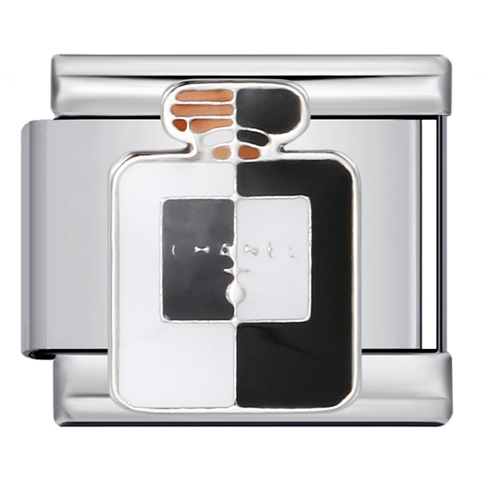 Wholesale Italian Charm Bracelet 9mm DIY Splicing Removable Gift Perfume Stainless Steel Composable Bracelet