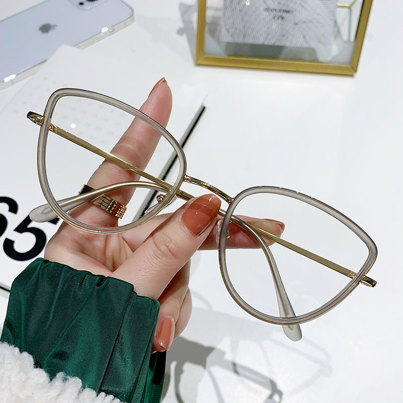 Wholesale Optical Glasses for Women Retro Plain Glasses Anti-blue Light Glasses Vintage ACC-SG-Dingc007