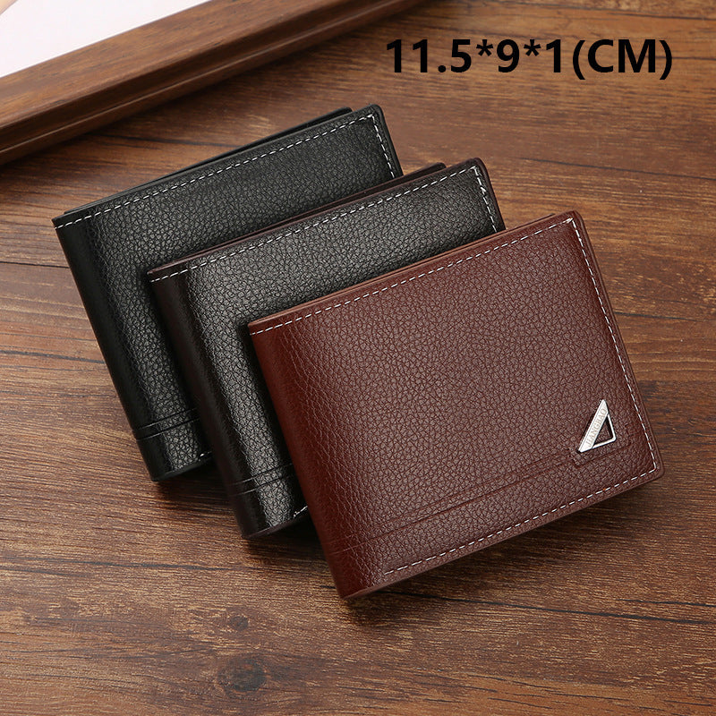 Wholesale  Short  Large Capacity Soft Leather Wallet