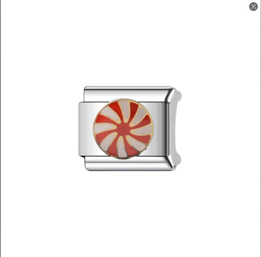 Wholesale Italian Charm Bracelet 9mm DIY Strap Pattern Creative Stainless Steel Composable Bracelet