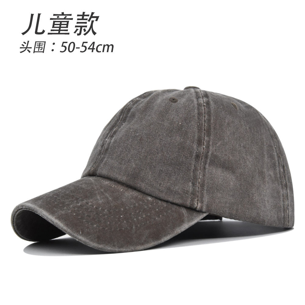 Wholesale Retro Parent-child Solid Color Baseball Cap ACC-HT-YMX012