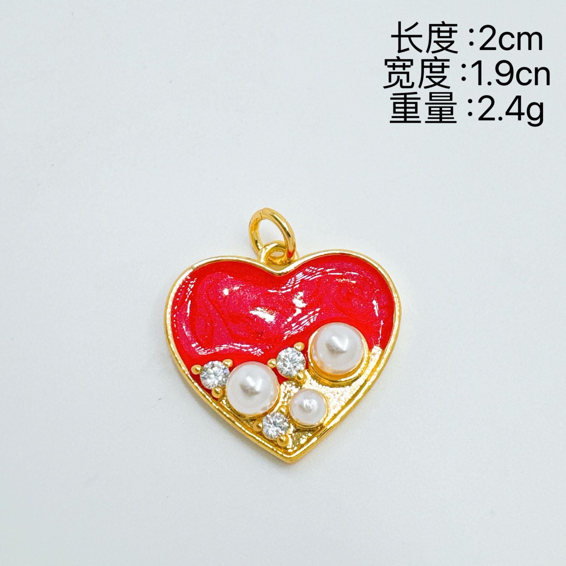 Wholesale Sweet Cool Heart Pendant Necklace Gold Plated Jewelry Accessory Gift