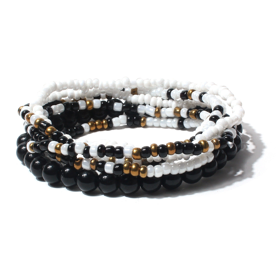 Wholesale  Bohemian Style Beads Acrylic Multi-layer Bracelet