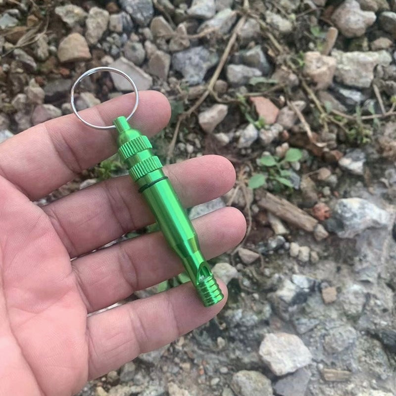 Wholesale Colorful Aluminum Whistle Keychain ACC-KC-KaBiao009