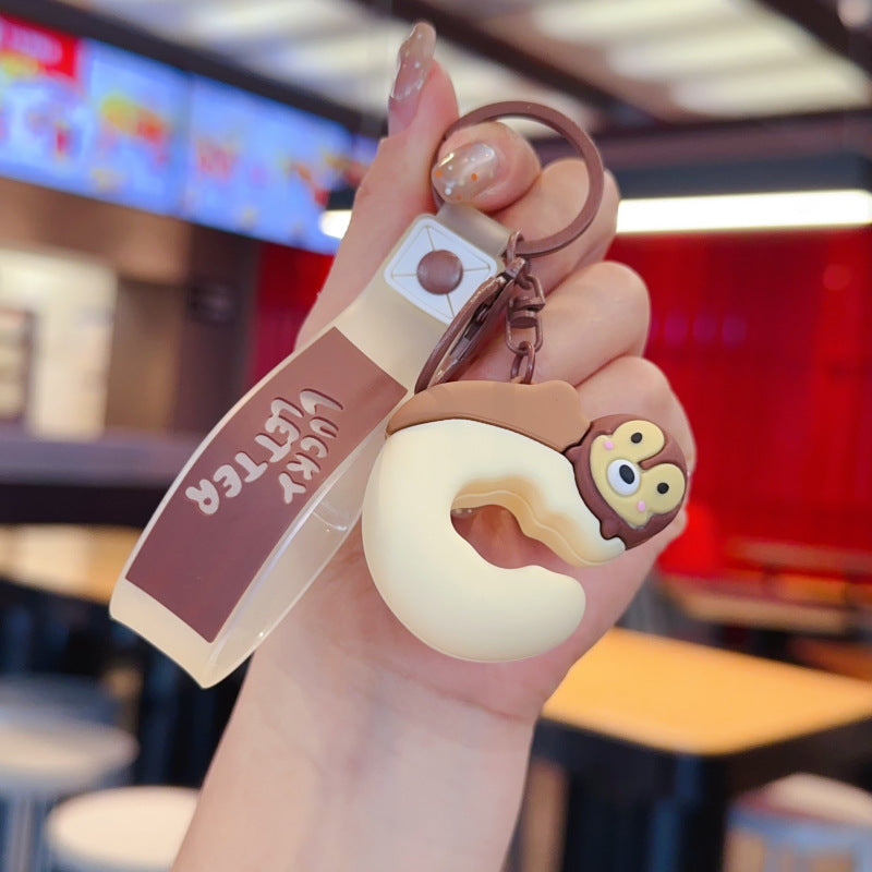 Wholesale Cartoon English Alphabet Animal Story Keychain