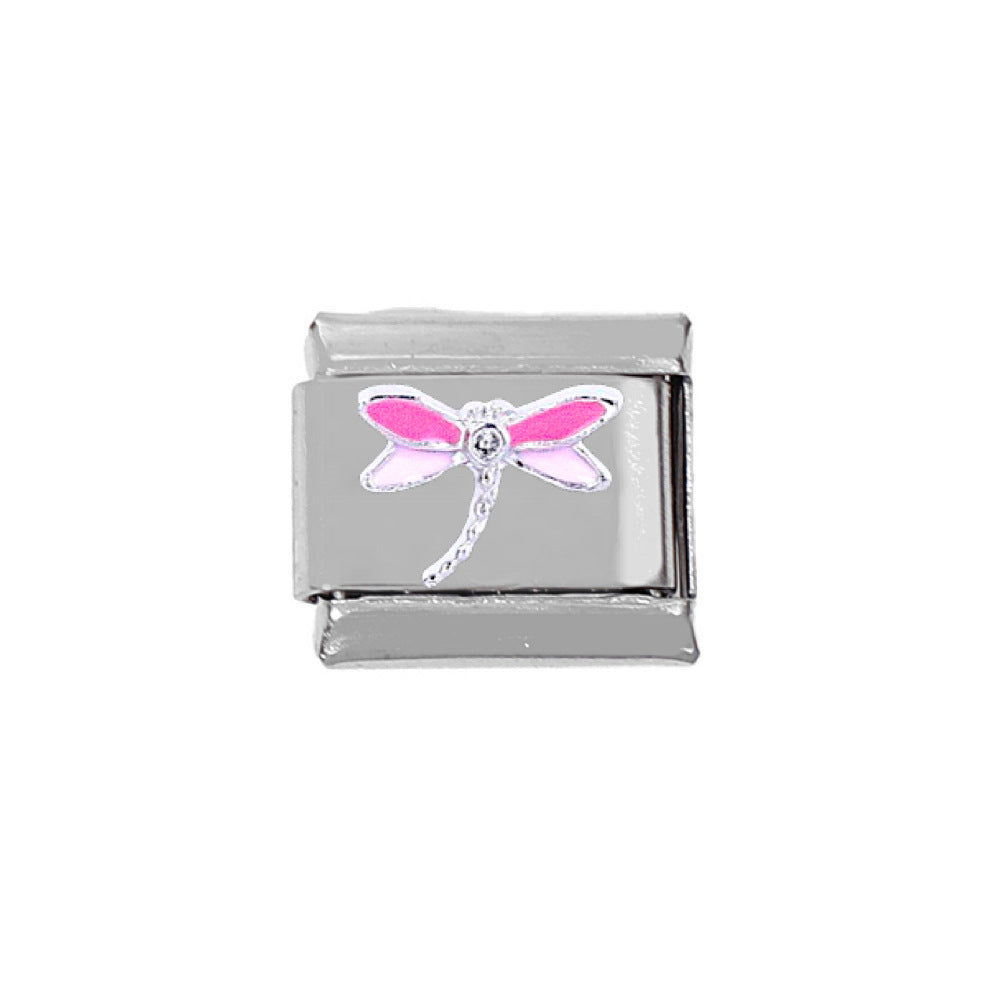 Wholesale 5pcs Italian Charm Bracelet Charm Module Stainless Steel Little Bee Butterfly Bracelet 9mm DIY Pattern Free Stitching Detachable Composable Bracelet ACC-BT-DaLiang017