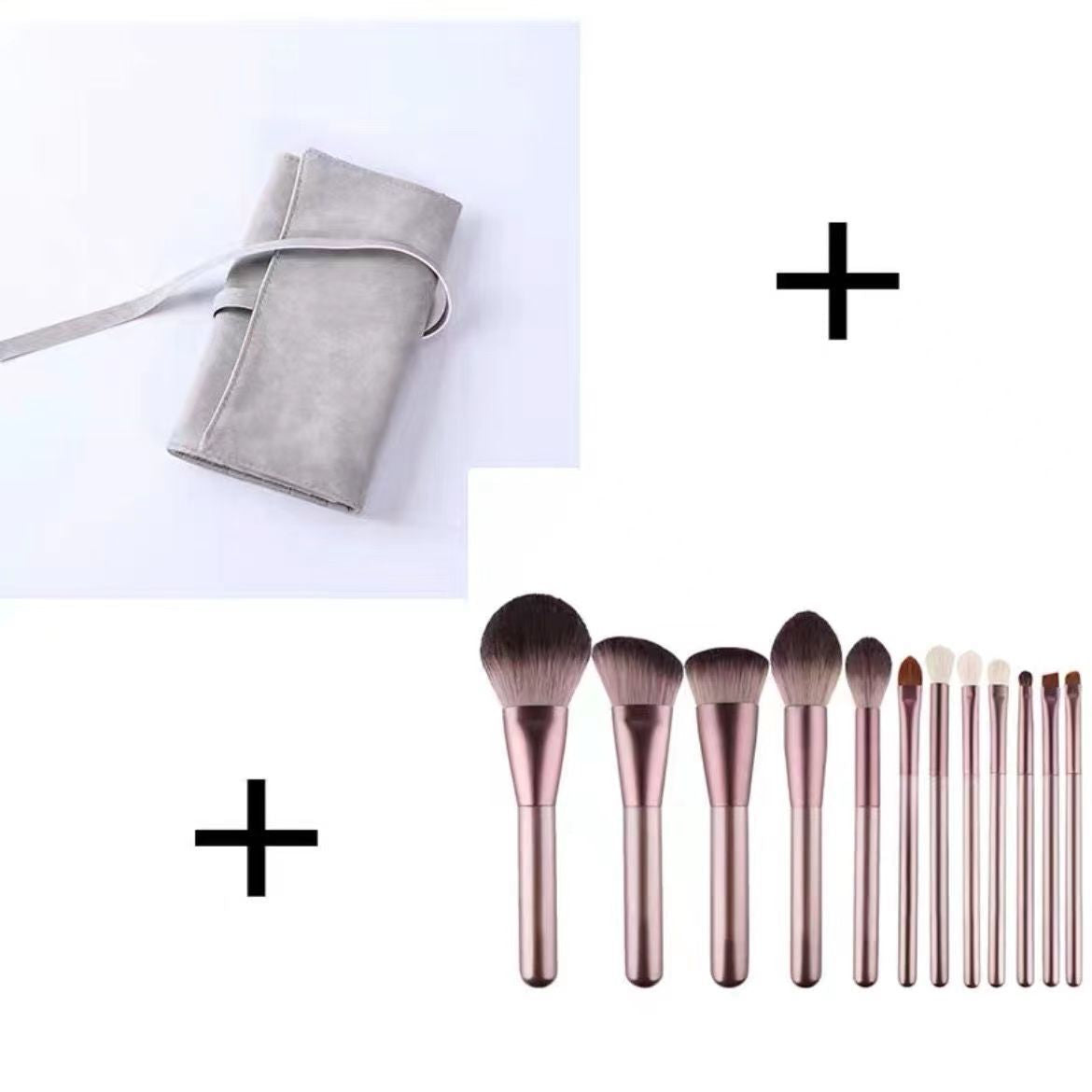 Wholesale 12pcs/set Cangzhou Soft-haired Small Grape Makeup Brush Set ACC-MB-Feim005