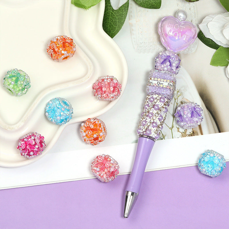 Wholesale 10pcs Crystal Beads with Straight Holes
