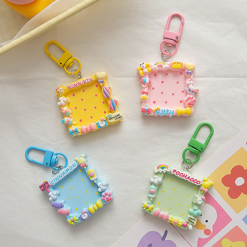 Wholesale Cartoon Creative Photo Frame Keychain