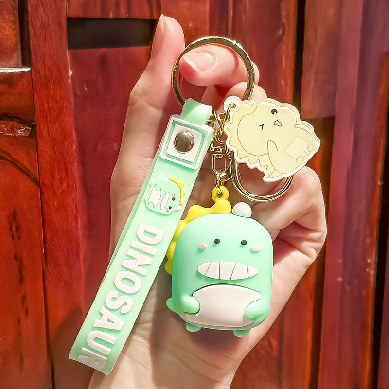 Wholesale Cartoon Dinosaur PVC Keychain ACC-KC-Zhicheng004