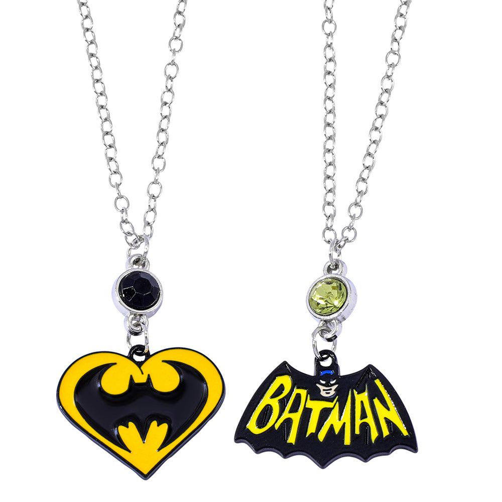 Wholesale Cute  Pendant Necklace Alloy Drip Oil Enamel  Heart