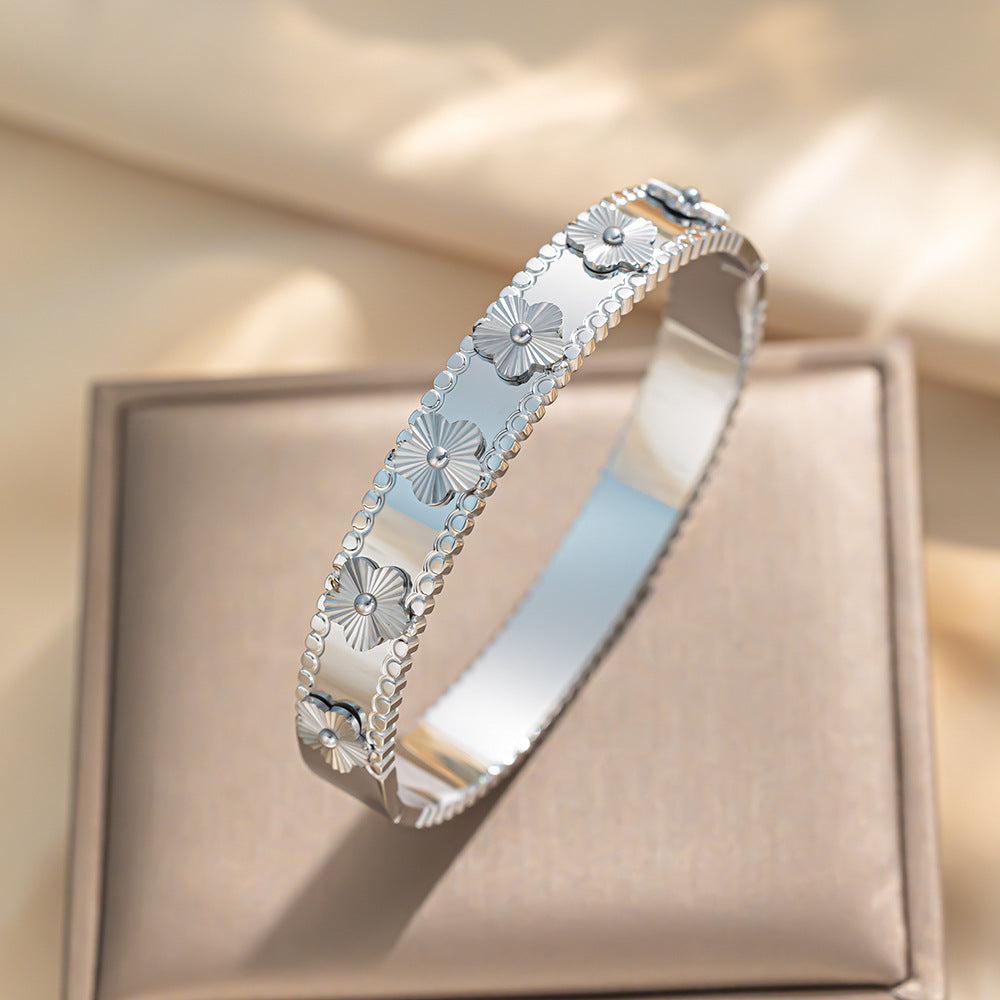 Wholesale Titanium Steel Diamond Bracelet ACCVIP-BT-KuCai012