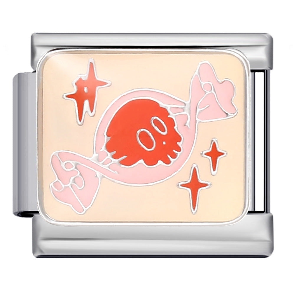 Wholesale Italian Charm Bracelet Cute cartoon character   Stainless Steel Composable Bracelet