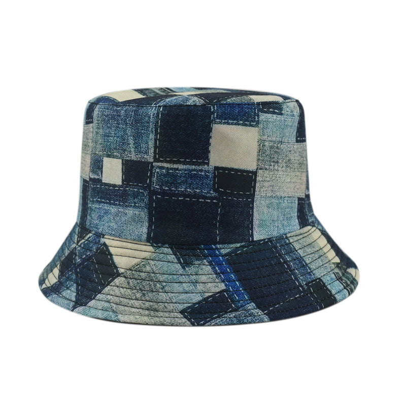 Wholesale Cowboy bucket hat print double-sided bucket hat bucket hat