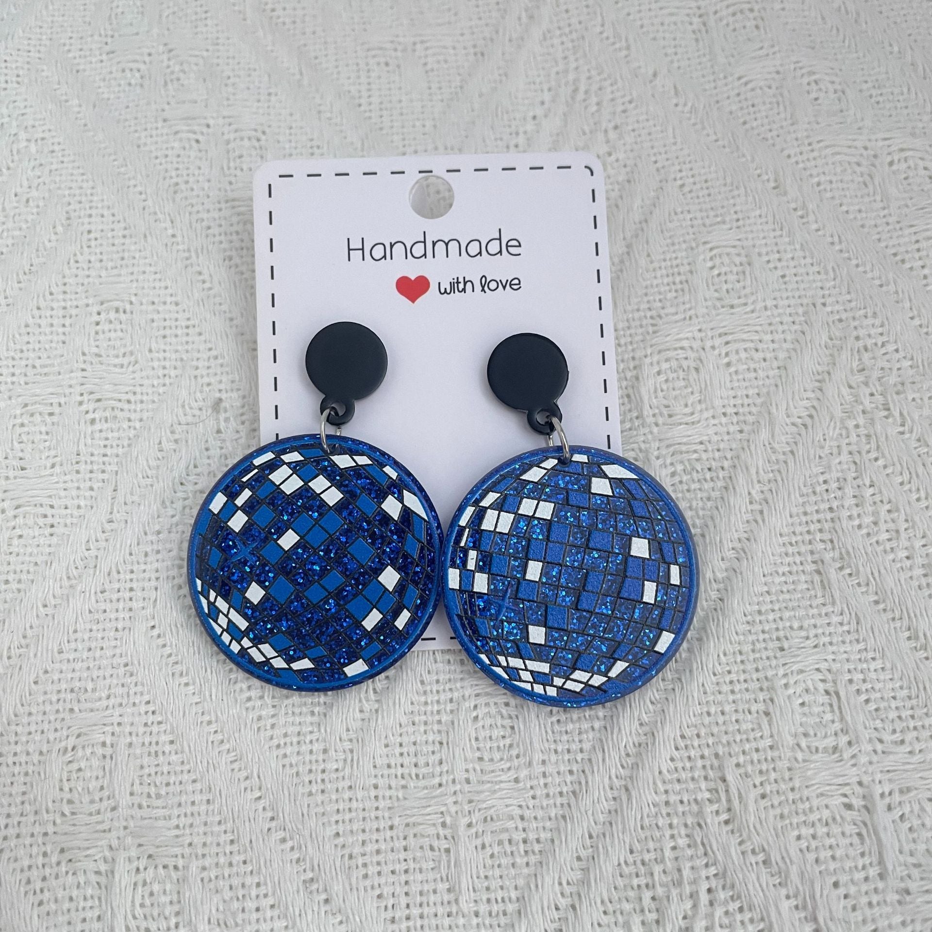 Großhandel Disco Ball Acryl -Glitzerohrringe