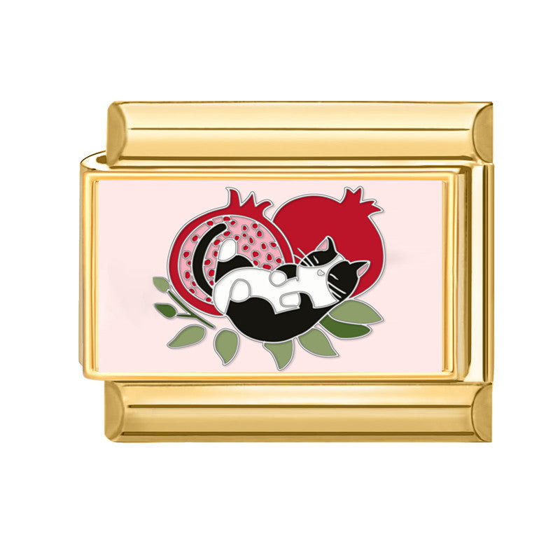 Wholesale Italian Charm Bracelet 9mm DIY Splicing Cute Creative Stainless Steel Composable Bracelet