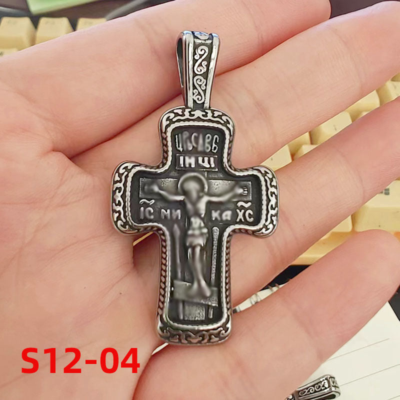 Wholesale Titanium Steel Cross Necklace