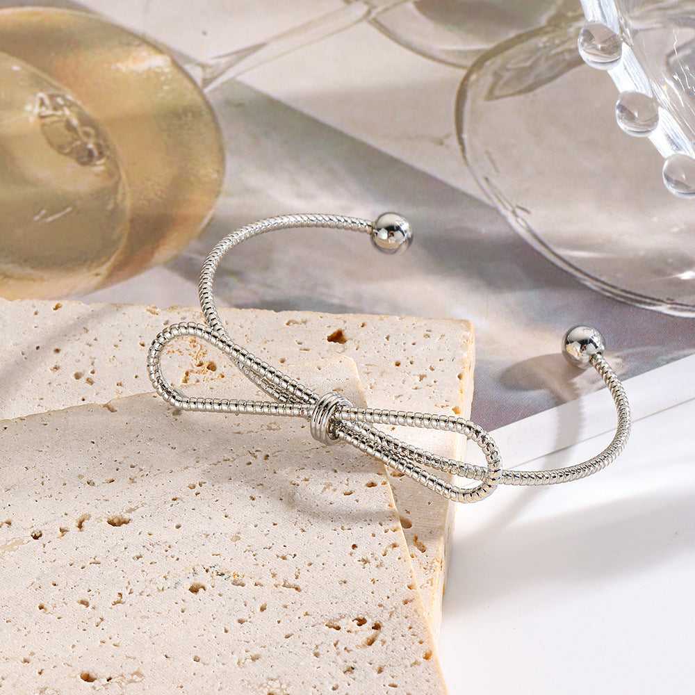 Wholesale  Twist Bow Bracelet