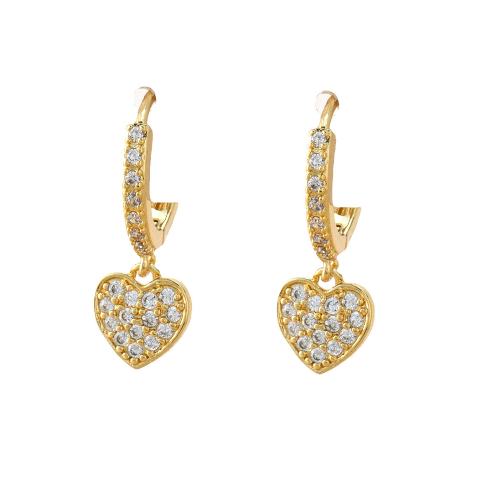 Wholesale Micro-Inlaid Zirconia Cross Bow Earrings ACC-ES-SY001