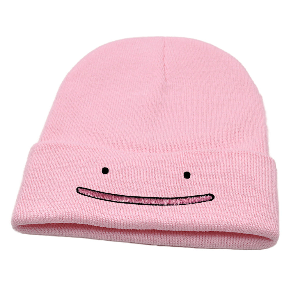 Wholesale cartoon cute embroidered beanie hat