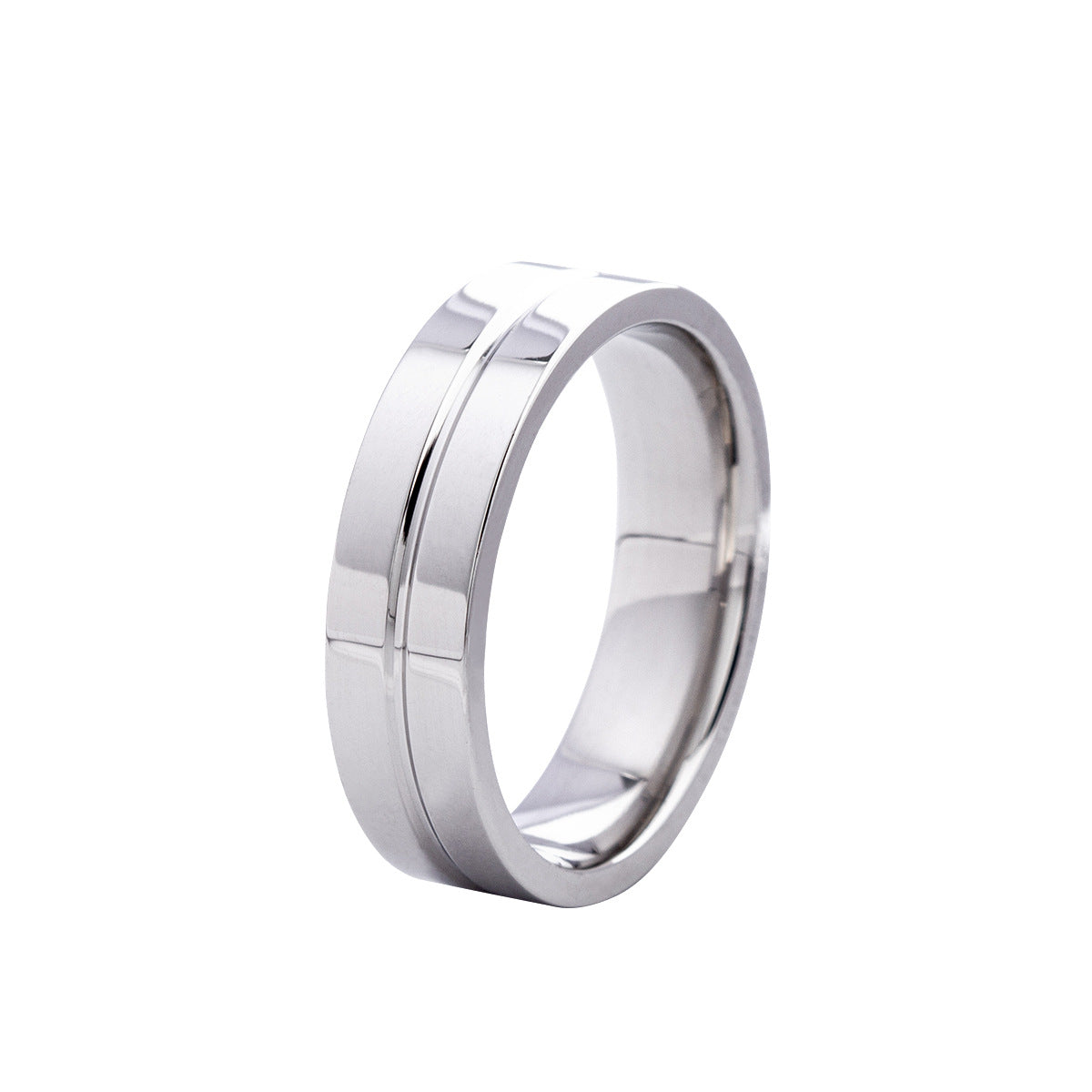 Wholesale Stainless Steel Diamond Couple Ring