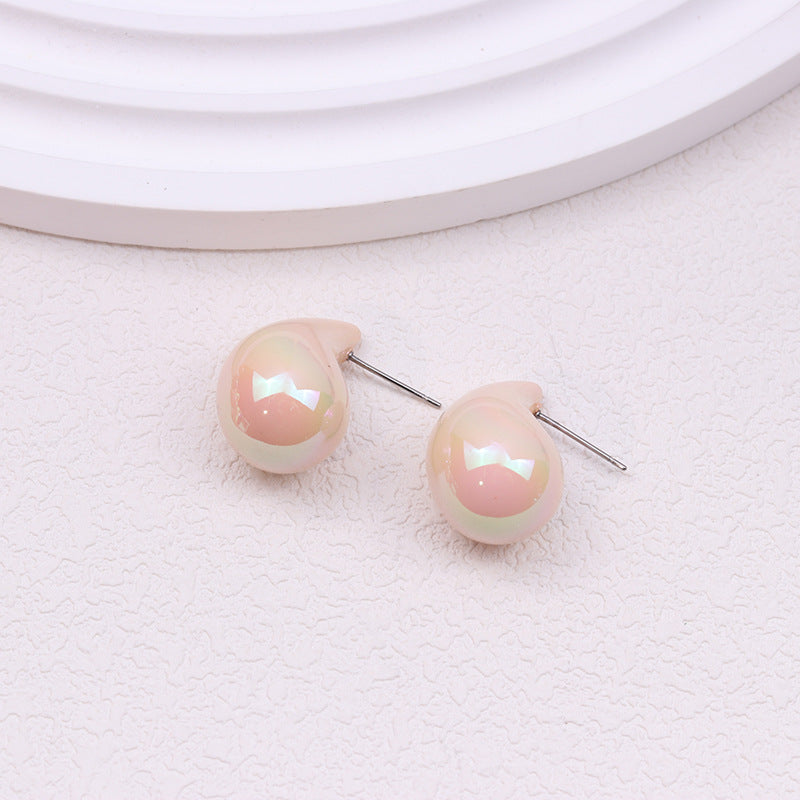 Wholesale Acrylic Glossy Water Drop Earrings ACC-ES-DA012