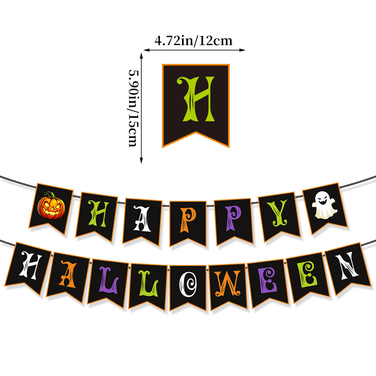Wholesale  party decoration pumpkin ghost flag