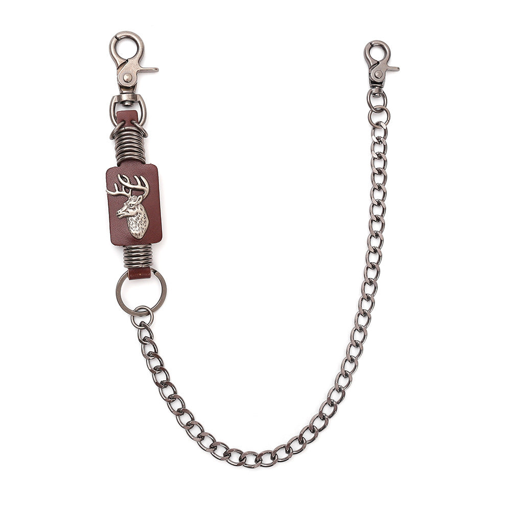 Wholesale Retro Metal Punk Waist Chain
