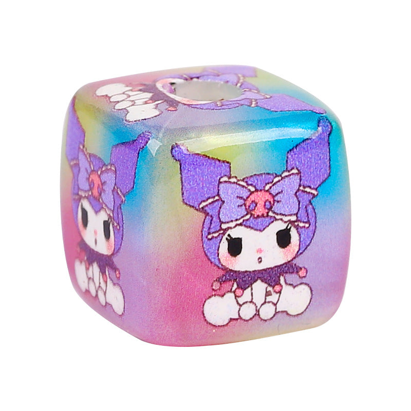 Wholesale random 10pcs Creative Cartoon  Focal Beads DIY Bead Accessories ACCVIP