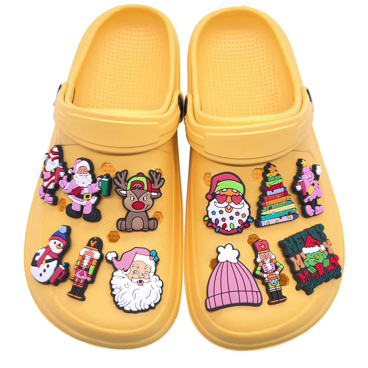 Wholesale Random 100pcs Cartoon Christmas Series Shoes Accessories Shoes Charms