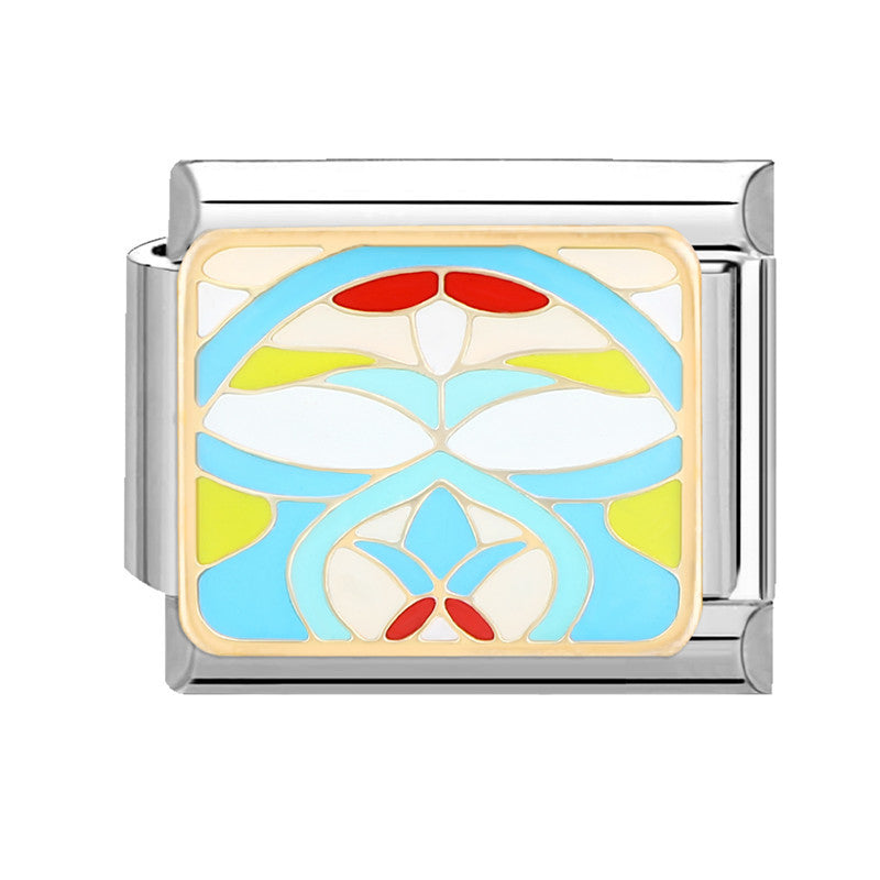 Wholesale Italian Charm Bracelet 9mm DIY Splicing Cute Cartoon Titanium Steel Composable Bracelet