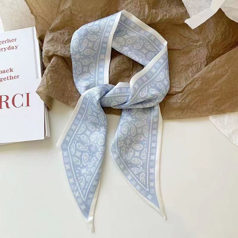 Wholesale  Cashew Nut Silk f90* 6cm Large Square  Scarf