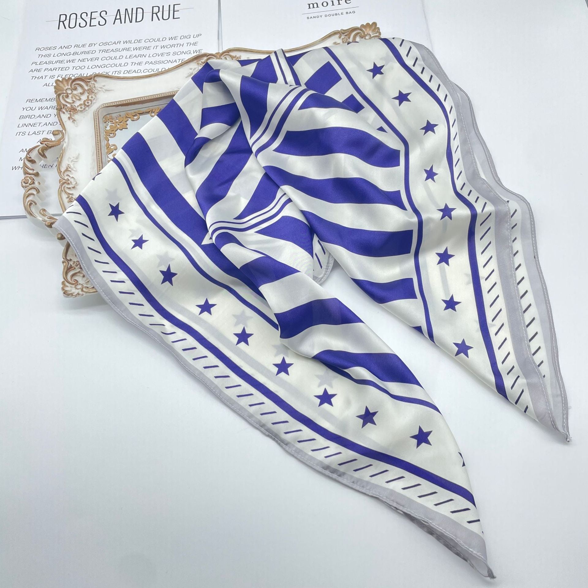 Wholesale multi-color  Silk f 70* 70cm Large Square  Scarf