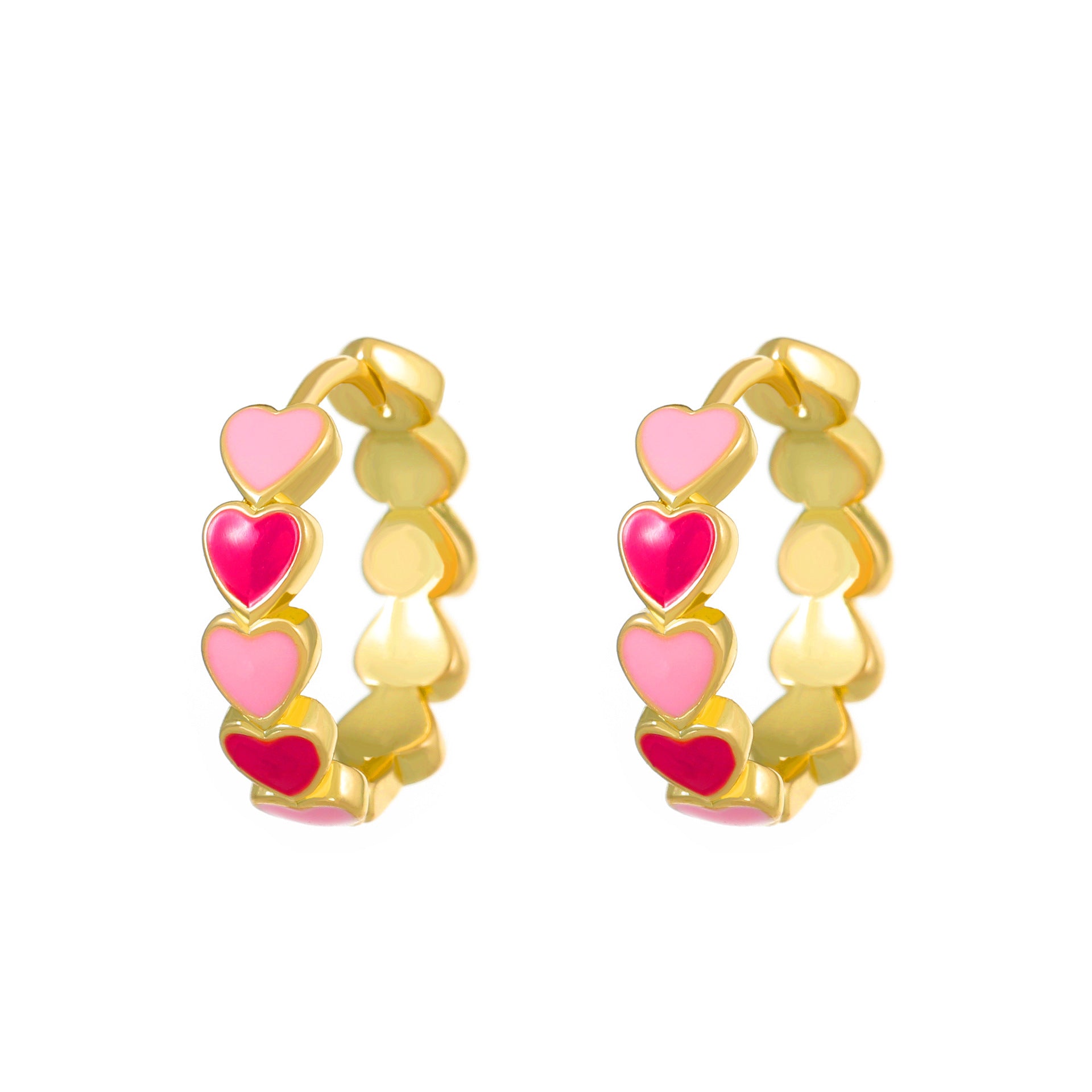 Wholesale  color drop oil C- shaped earrings