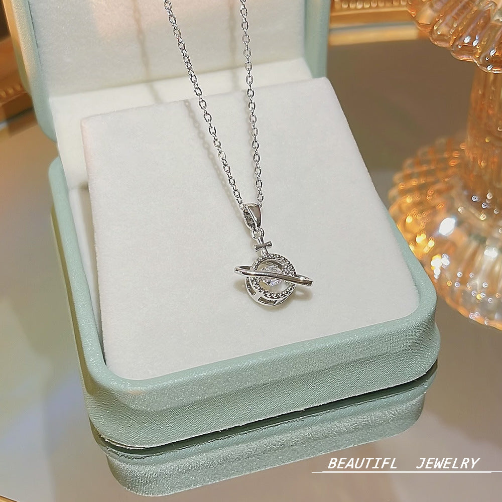 Wholesale Titanium Steel Necklace Star Clavicle Chain Choker Necklace ACC-NE-Xiyue002