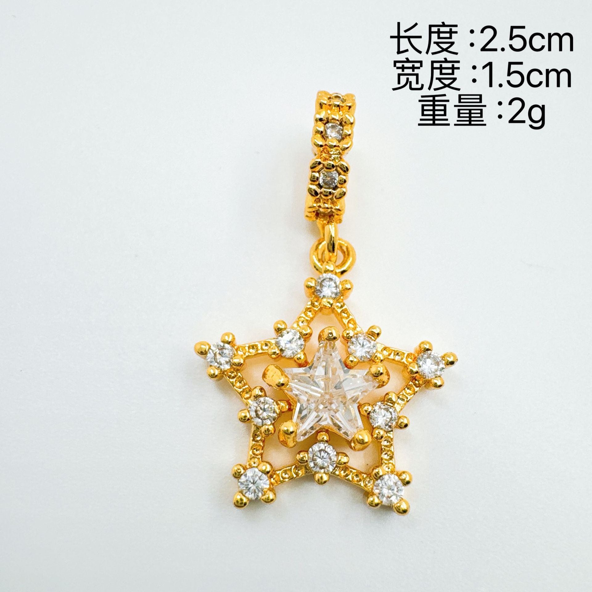 Wholesale Light Luxury Cross Necklace,  Gold Plated Copper Micro Inlaid Zircon