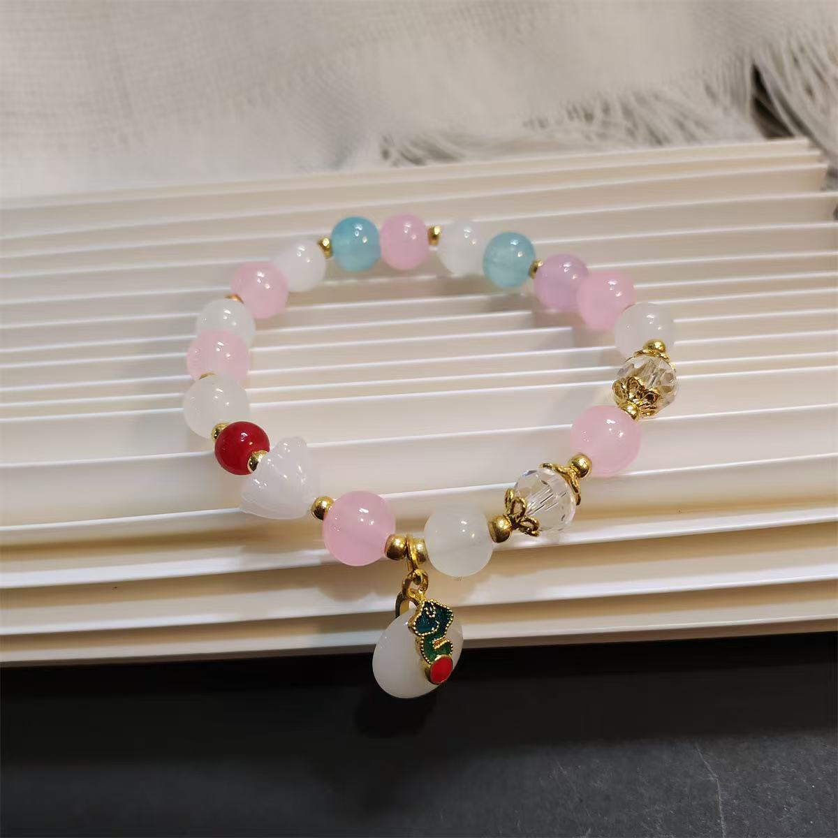 Wholesale Mixed Material Glass Inlay Jewelry Accessory Resale Gift